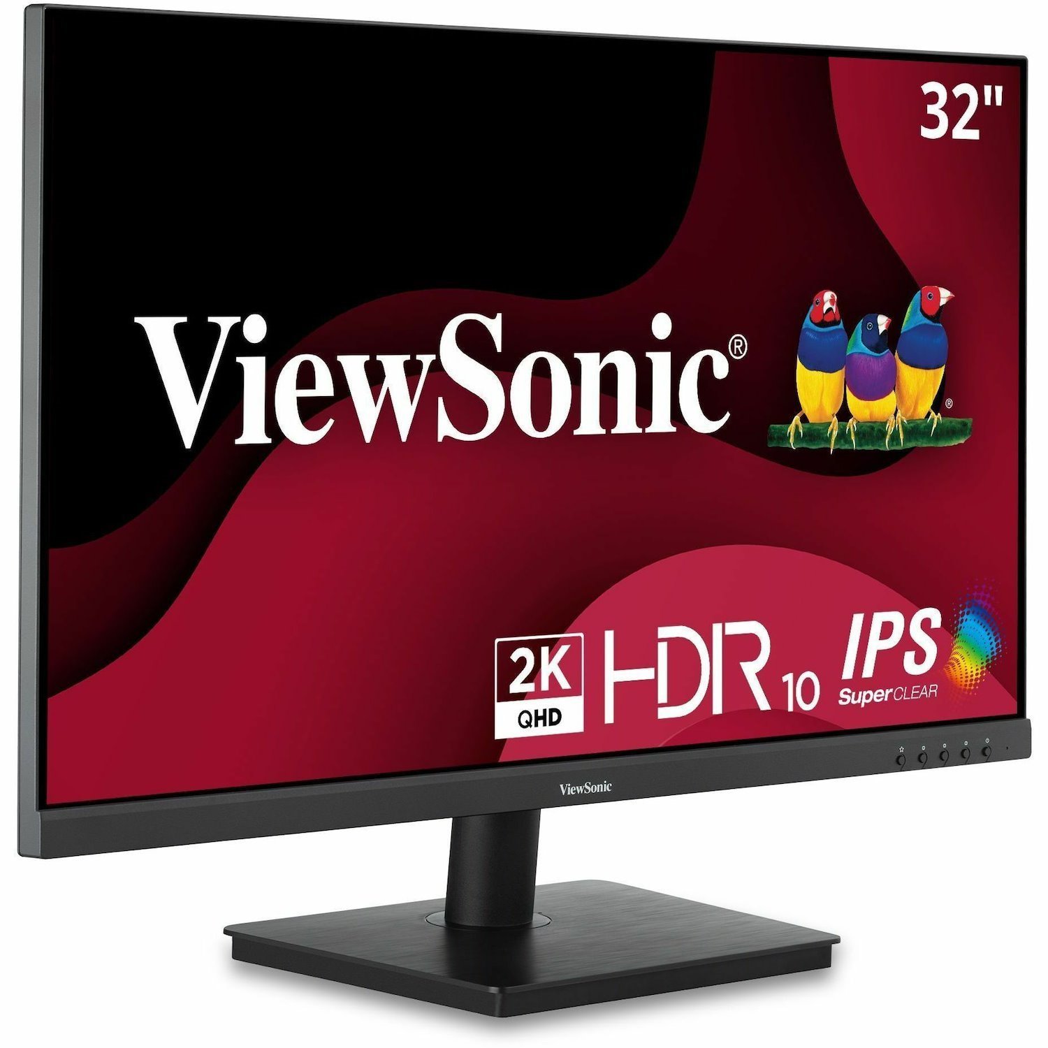 ViewSonic VS3225-2K 32 Inch QHD 1440p IPS Monitor with HDMI, DisplayPort, and Variable Refresh Rate for Home and Office