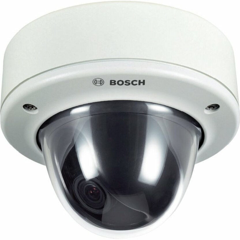 Bosch FlexiDome VDN-5085-V321 Indoor/Outdoor Surveillance Camera - Color, Monochrome - 1 - Dome - White