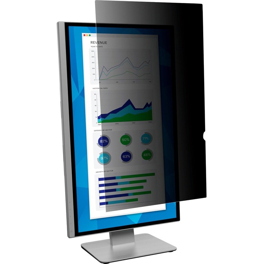 3M Anti-glare Privacy Screen Filter - Black, Matte, Glossy