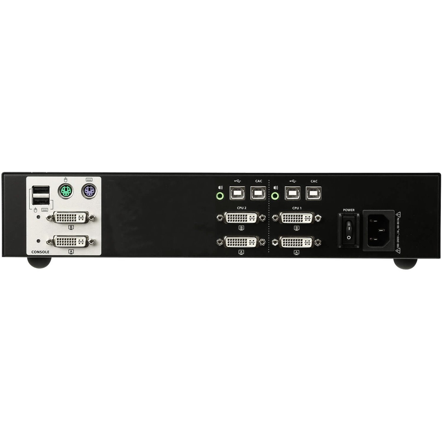 ATEN 2-Port USB DVI Dual Display Secure KVM Switch (PSS PP v3.0 Compliant)-TAA Compliant