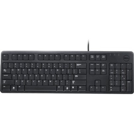 Dell KB212-B Keyboard - Cable Connectivity - USB Interface - English (UK) - QWERTY Layout - Black