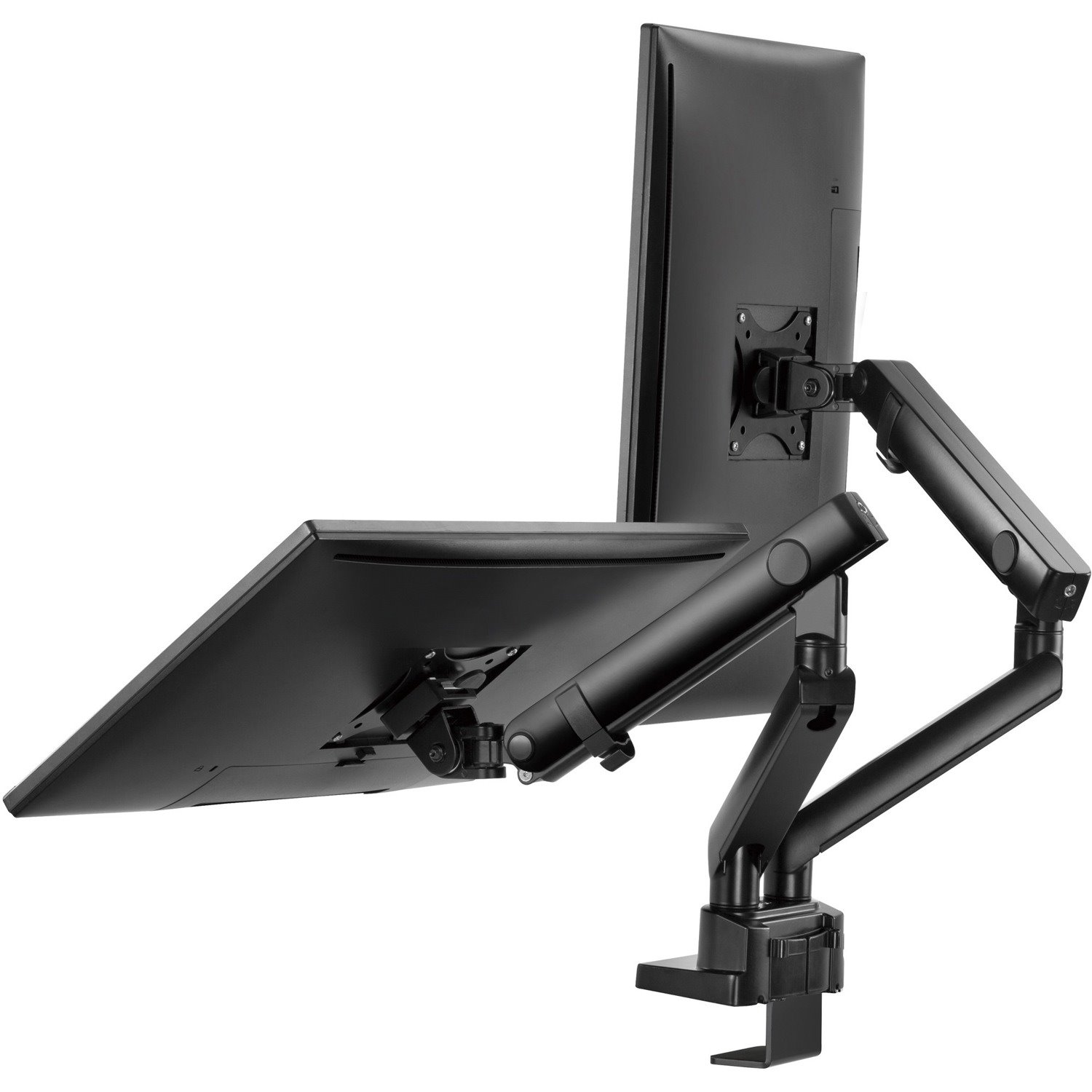 Amer Mounting Arm for Curved Screen Display, Flat Panel Display - Matte Black