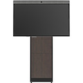 Salamander Designs Wall Mount for Electronic Equipment, Computer, Cable, Display, Camera, Speaker, Video Conference Equipment, Peripheral Device - Black, Wenge Oak