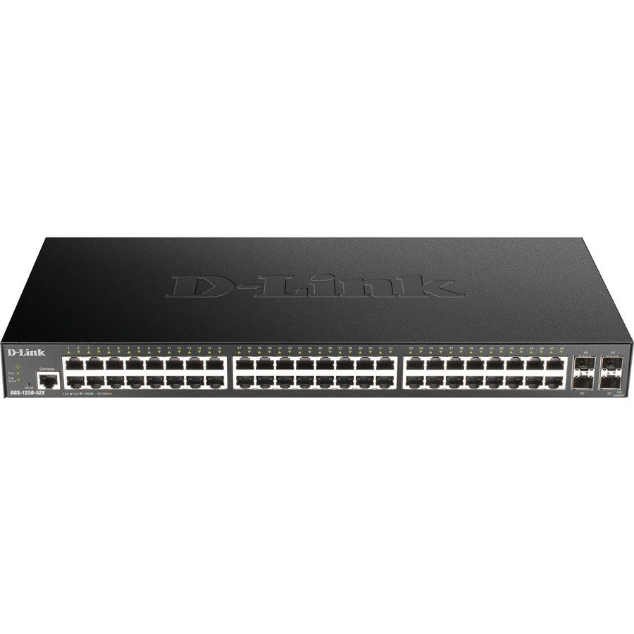 D-Link DGS-1250 DGS-1250-52X 52 Ports Manageable Ethernet Switch - Gigabit Ethernet - 1000Base-T