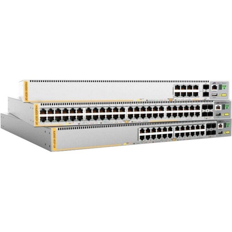 Allied Telesis x530 x530-10GHXm 8 Ports Manageable Layer 3 Switch - 5 Gigabit Ethernet, 10 Gigabit Ethernet - 10GBase-X, 5GBase-T