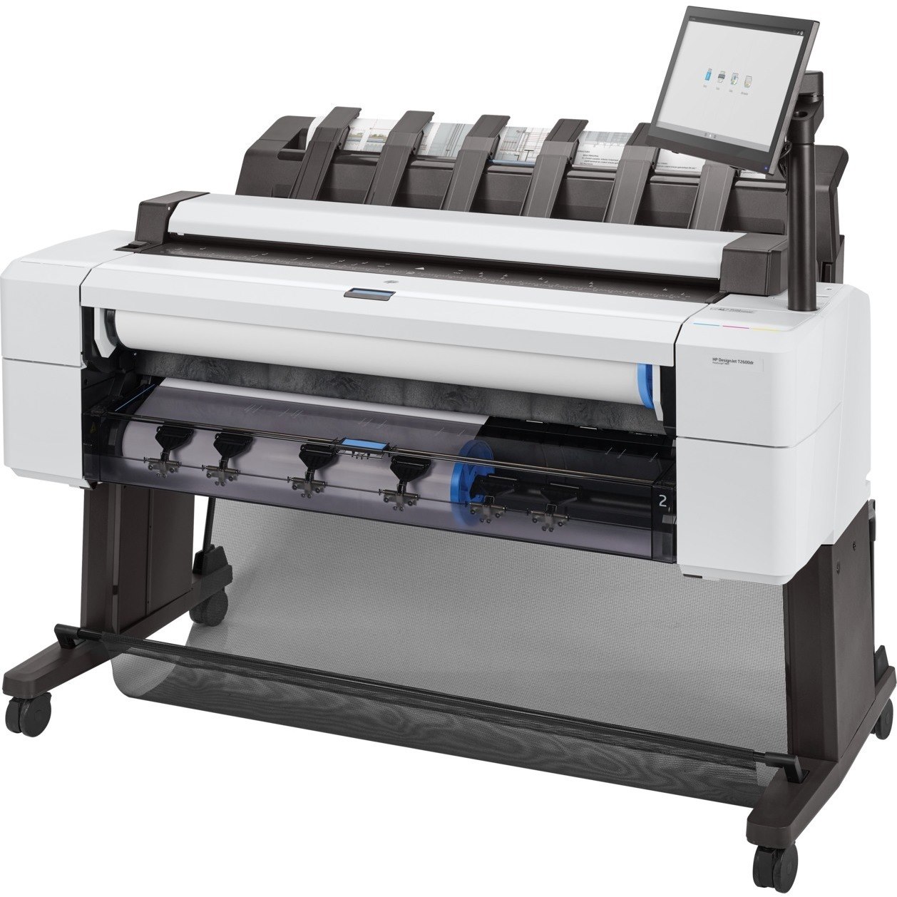 HP Designjet T2600dr PostScript Inkjet Large Format Printer - Includes Printer, Scanner, Copier - 36" Print Width - Color - TAA Compliant