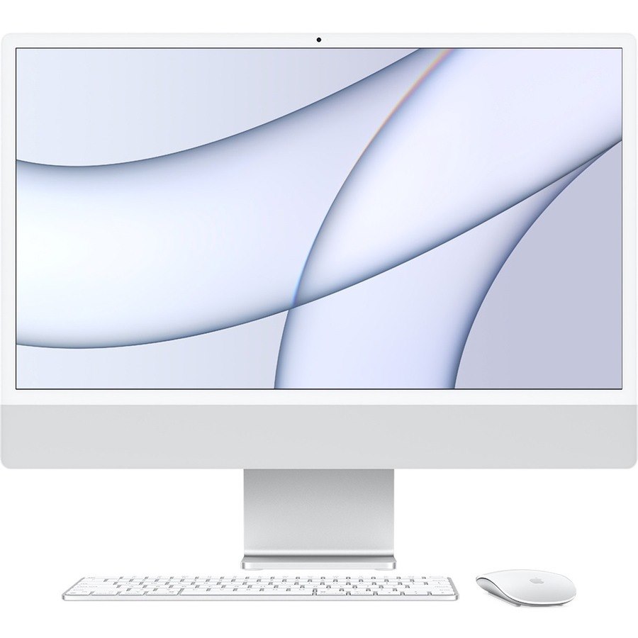 Apple iMac MGPC3X/A All-in-One Computer - Apple M1 - 8 GB - 256 GB SSD - 24" 4.5K - Desktop - Silver