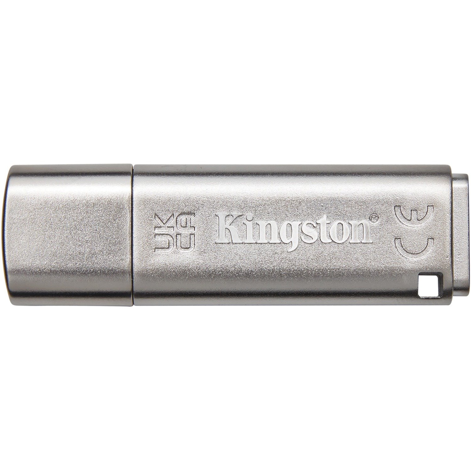 IronKey IKLP50 64 GB USB 3.2 (Gen 1) Type A Flash Drive - Silver - XTS-AES, 256-bit AES - TAA Compliant