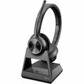 Poly Savi 7300 UC 7320 Wireless On-ear, Over-the-head Stereo Headset - Black