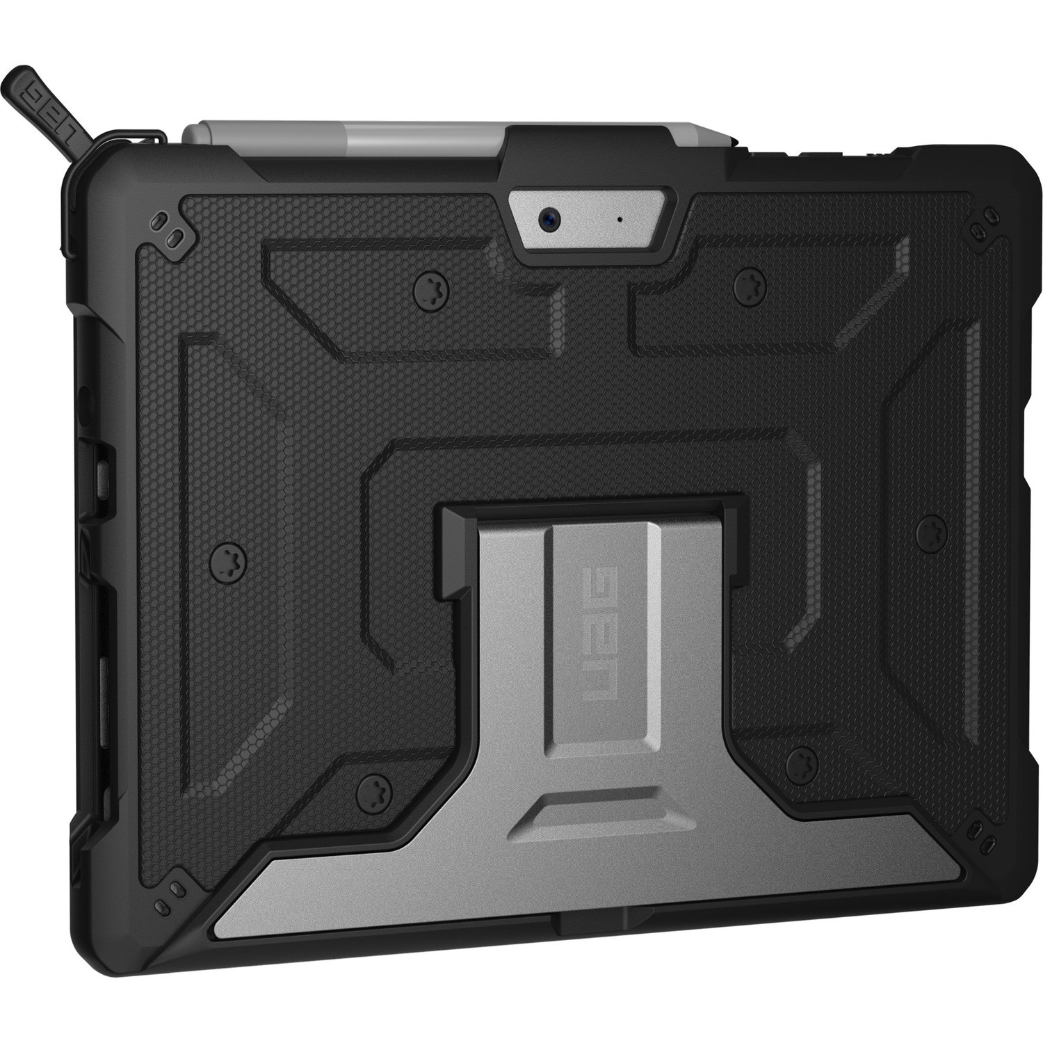 Urban Armor Gear Metropolis Rugged Keyboard/Cover Case Microsoft Surface Go, Surface Go 2, Surface Go 3, Surface Go 4 Tablet - Black