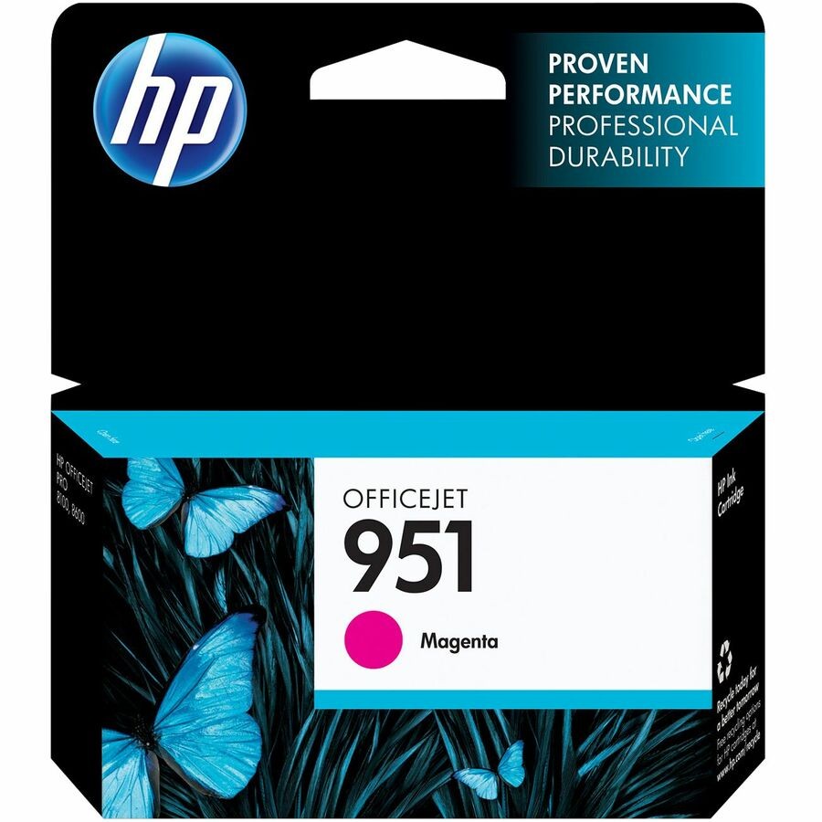 HP 951 Origineel Standaard Rendement Inkjet Inktcartridge - Magenta - 1 Verpakking