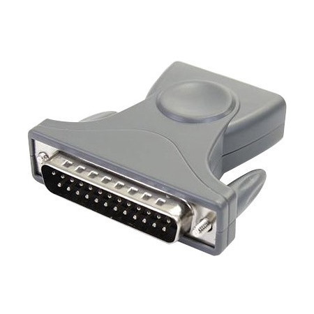 StarTech.com 3ft (91cm) 1-Port USB to Serial Cable, DB9/DB25 RS232 to USB Converter, Prolific, USB to Serial Adapter