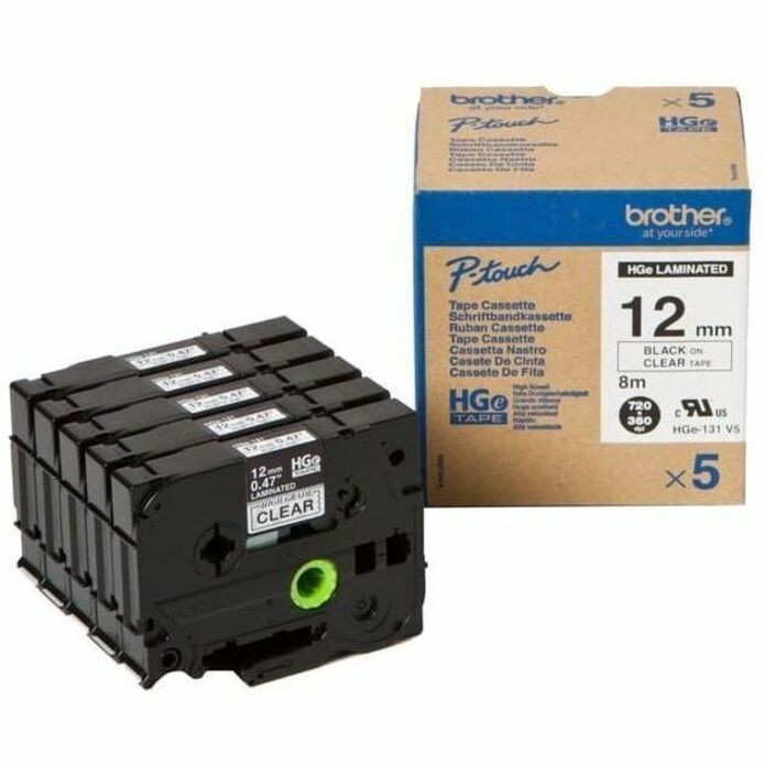Brother HGE131V5 Label Tape
