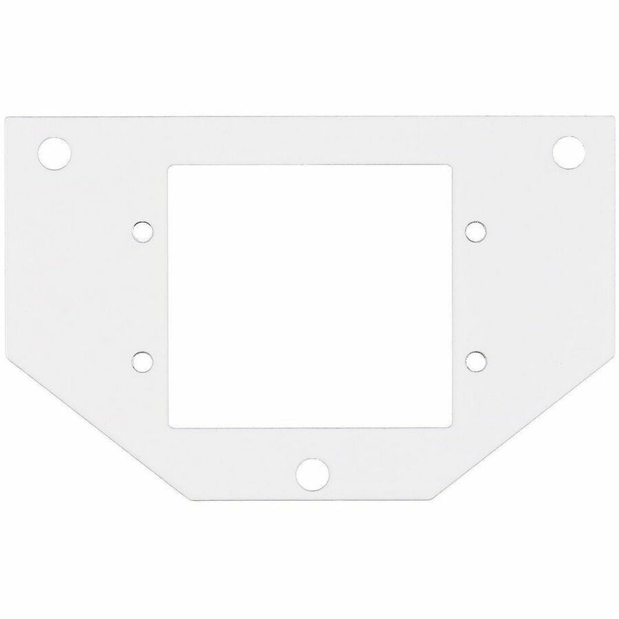 Hubbell Premise Wiring Recessed 10" Series, Sub Plate, 1/2 Perimeter, (2) Extron&reg; MAAP Opening