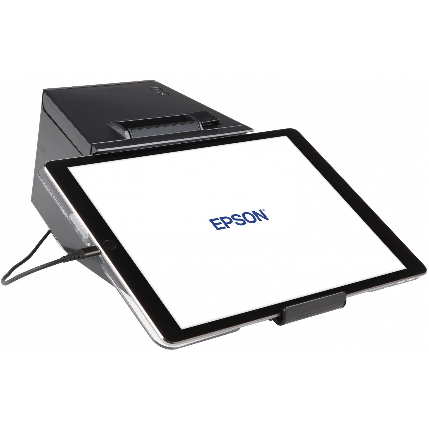 Epson TM-M30II-SL (512) Desktop Direct Thermal Printer - Monochrome - Receipt Print - Ethernet - USB - USB Host - EU - With Cutter - White