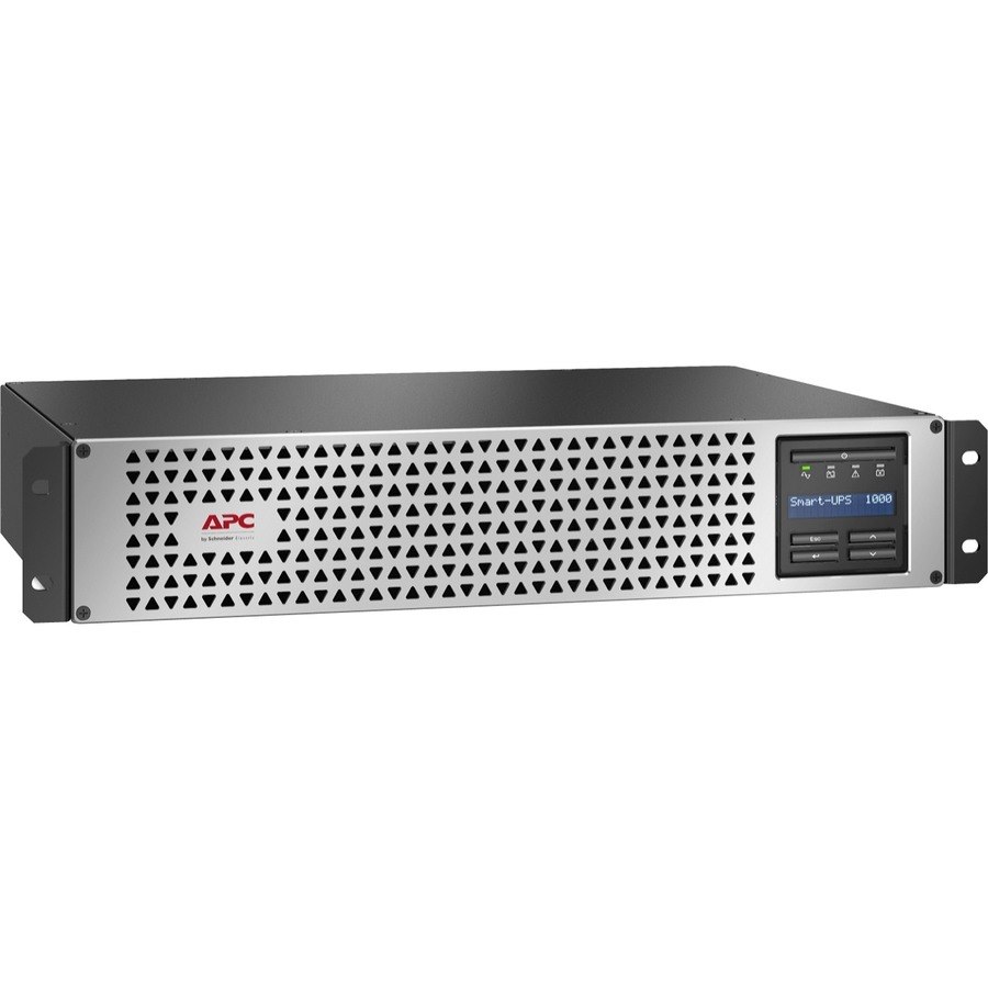 APC Smart-UPS, Line Interactive, 1000VA, Lithium-ion, Rack/Tower, 2U, 120V, 6x NEMA 5-15R outlets, SmartConnect Port+Network Card, Short Depth, AVR