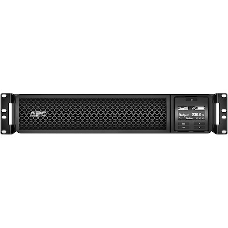 APC Smart-UPS On-Line, 3kVA, Rackmount 2U, 208V/230V, 6x C13+2x C19 IEC outlets, SmartSlot, Extended runtime, W/ rail kit