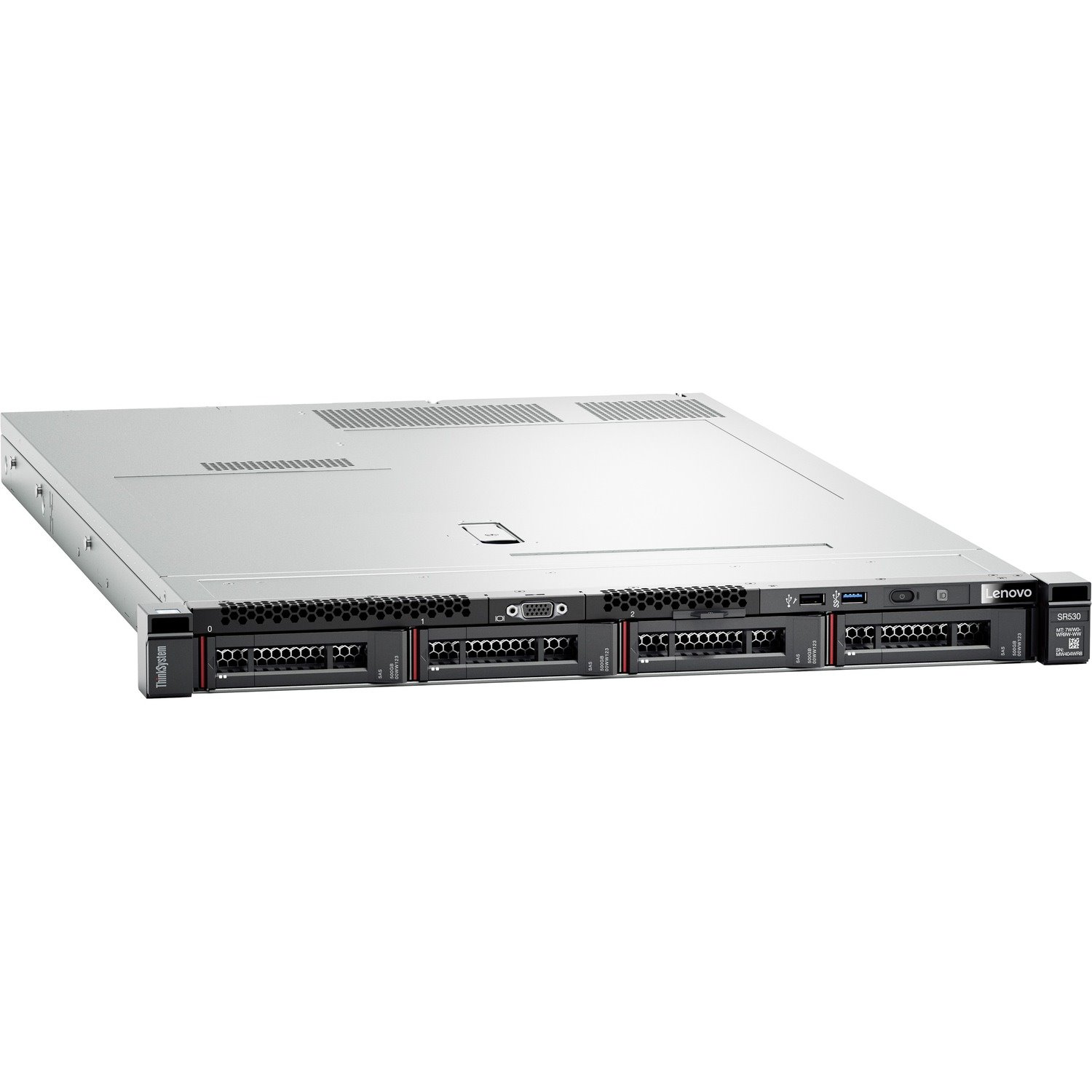 Lenovo ThinkSystem SR530 7X08A03RAU 1U Rack Server - 1 Xeon Silver 4114 2.20 GHz - 16 GB RAM - 12Gb/s SAS, Serial ATA/600 Controller