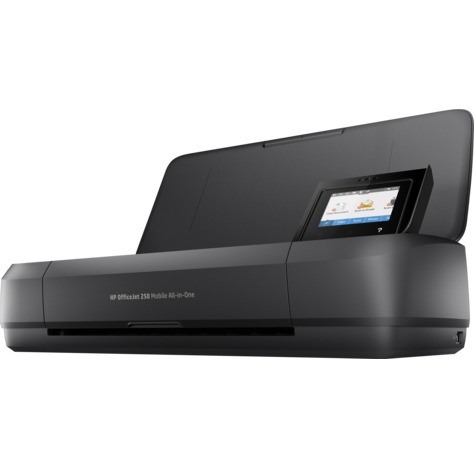 HP Officejet 250 Wireless Inkjet Multifunction Printer-Color-Copier/Scanner-20 ppm Mono/19 ppm Color Print-4800x1200 Print-Manual Duplex Print-500 Pages Monthly-50 sheets Input-Color Scanner-600 Optical Scan-Wireless LAN