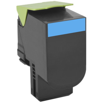 Lexmark Unison 802HC Original High Yield Laser Toner Cartridge - Cyan - 1 Pack