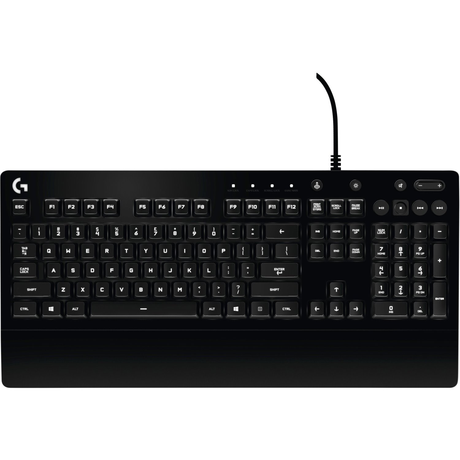 Logitech G213 Keyboard - Cable Connectivity - USB Interface