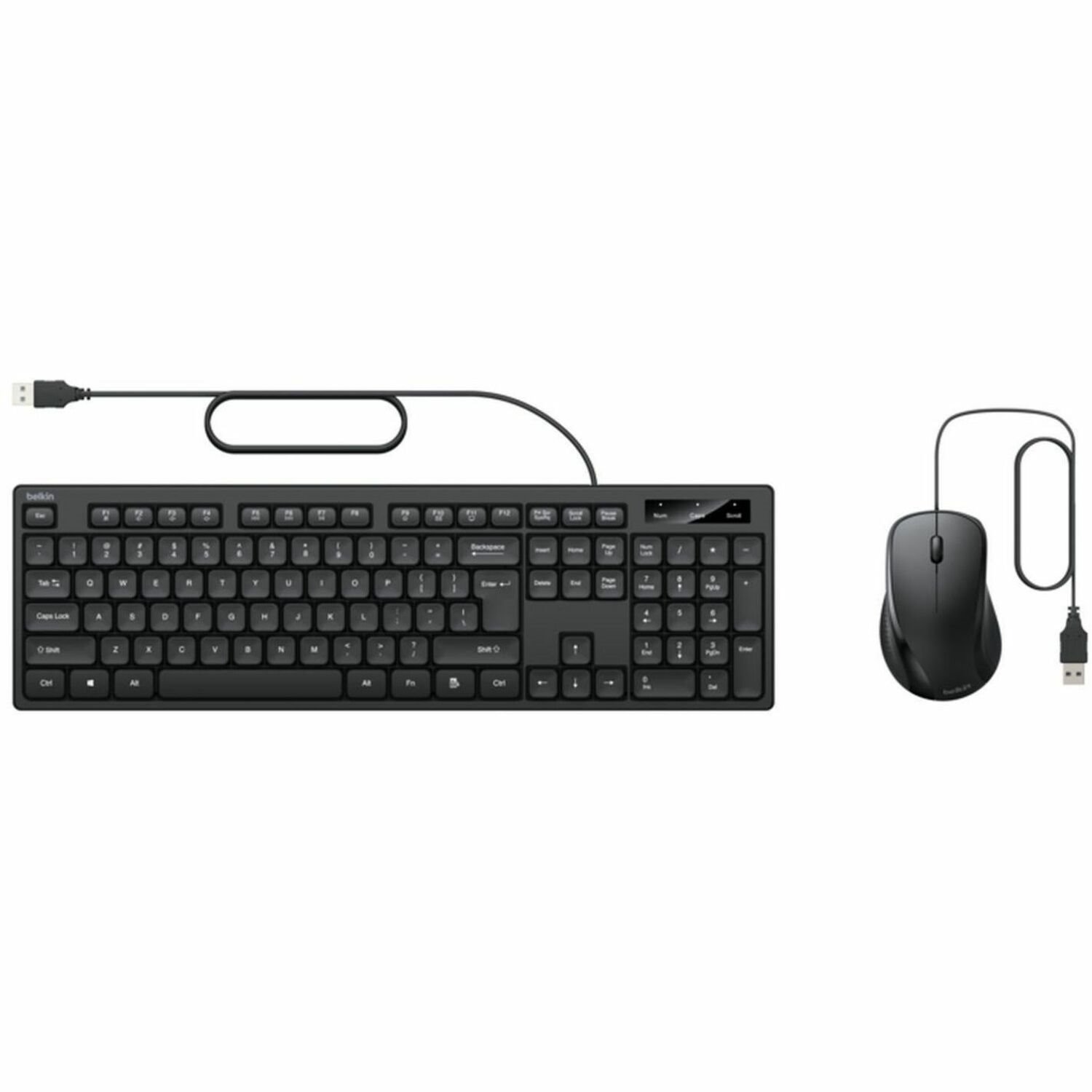 Belkin Wired Keyboard And Mouse Us Inter