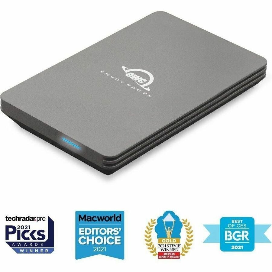 OWC Envoy Pro FX 4 TB Portable Solid State Drive - M.2 External - PCI Express NVMe (PCI Express NVMe 4.0) - Black