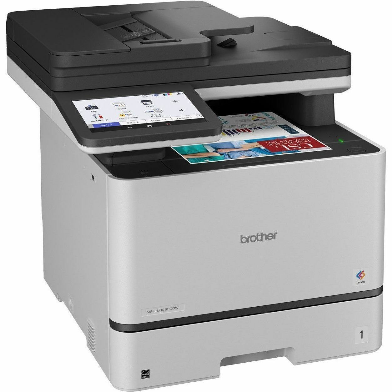 Brother MFC-L8930CDW Business Color Laser All-in-One Printer with Duplex Print, Scan, Copy, Low-Cost Printing, and Advanced Security Features