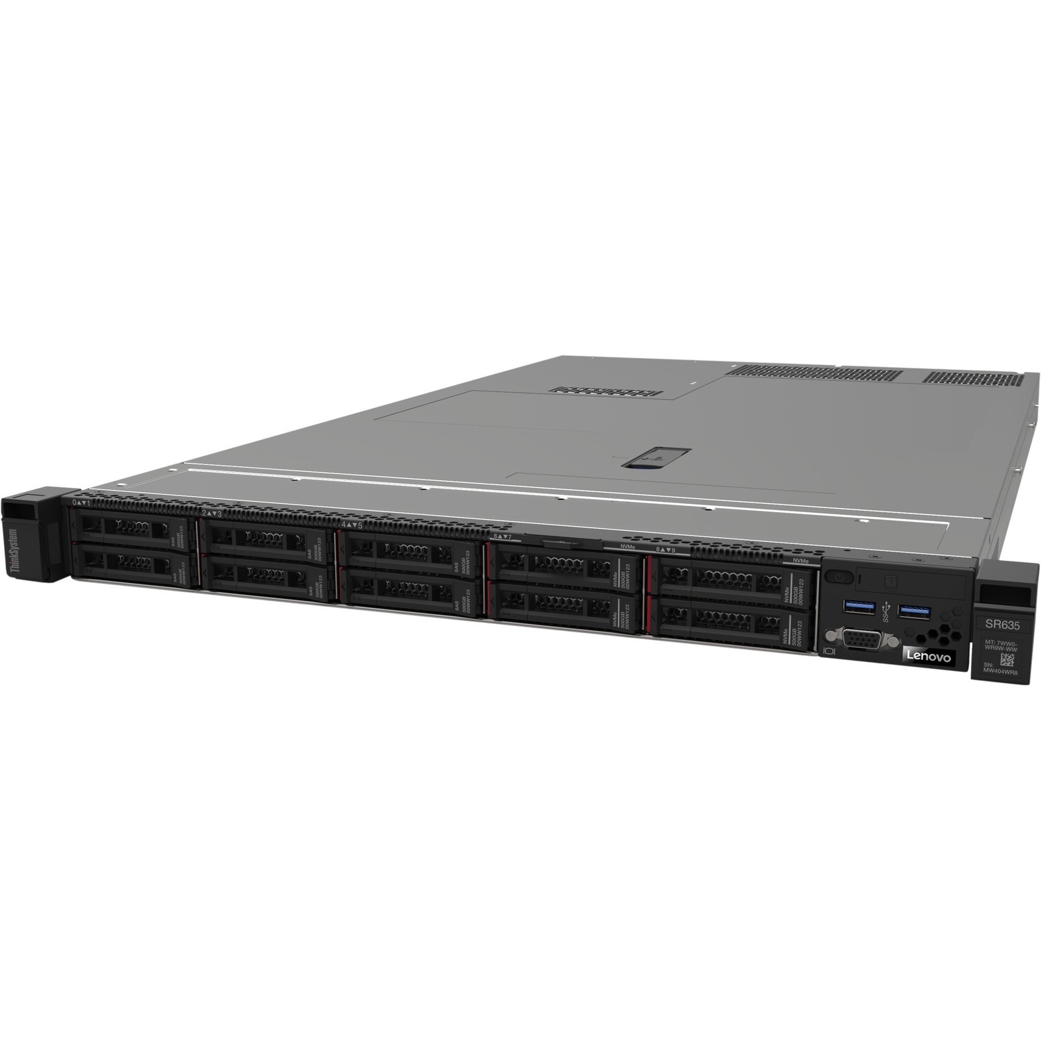 Lenovo ThinkSystem SR635 7Y99A02XNA 1U Rack Server - 1 EPYC 7302P 3 GHz - 16 GB RAM - Serial ATA Controller