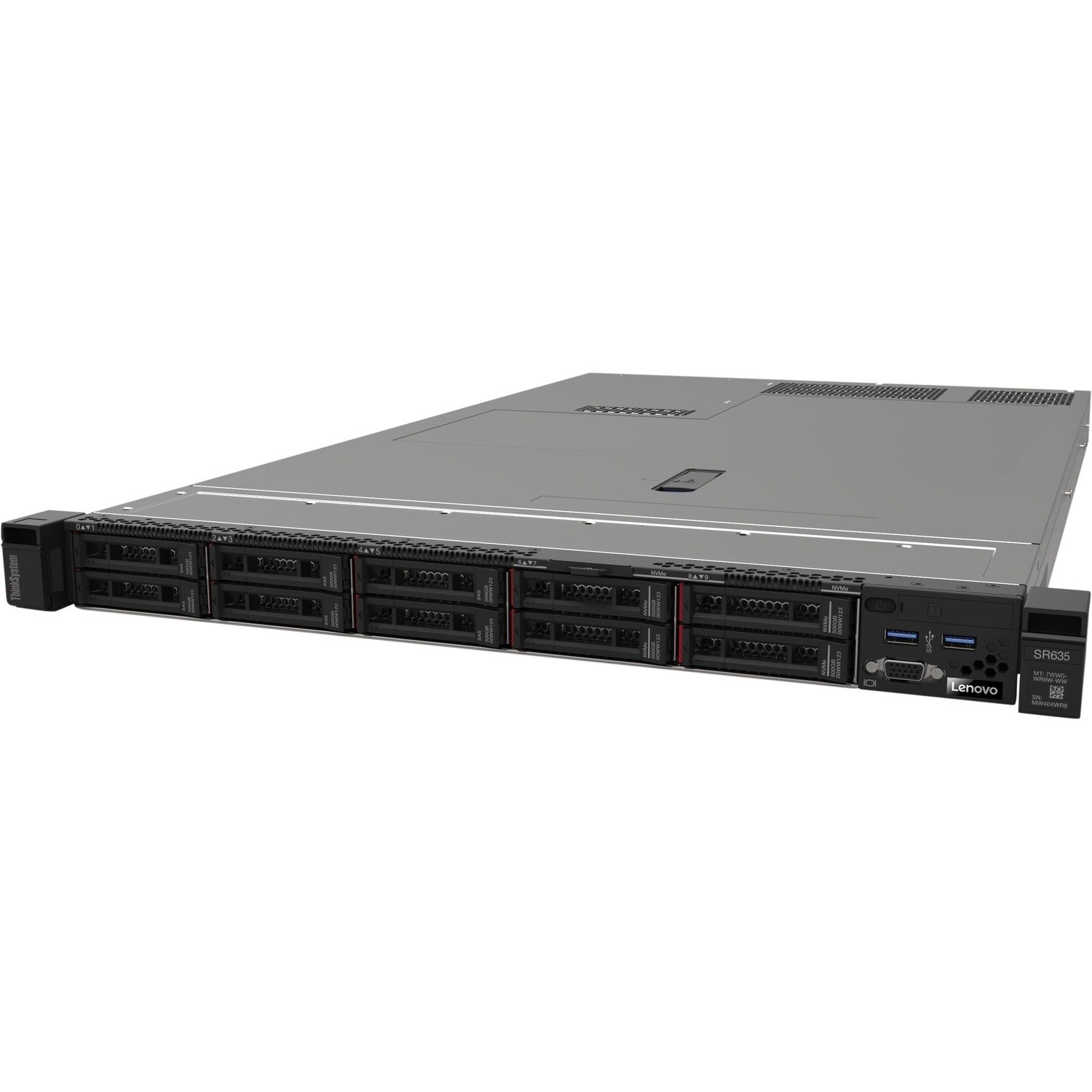 Lenovo ThinkSystem SR635 7Y99A02XNA 1U Rack Server - 1 x AMD EPYC 7302P 3 GHz - 16 GB RAM - Serial ATA Controller