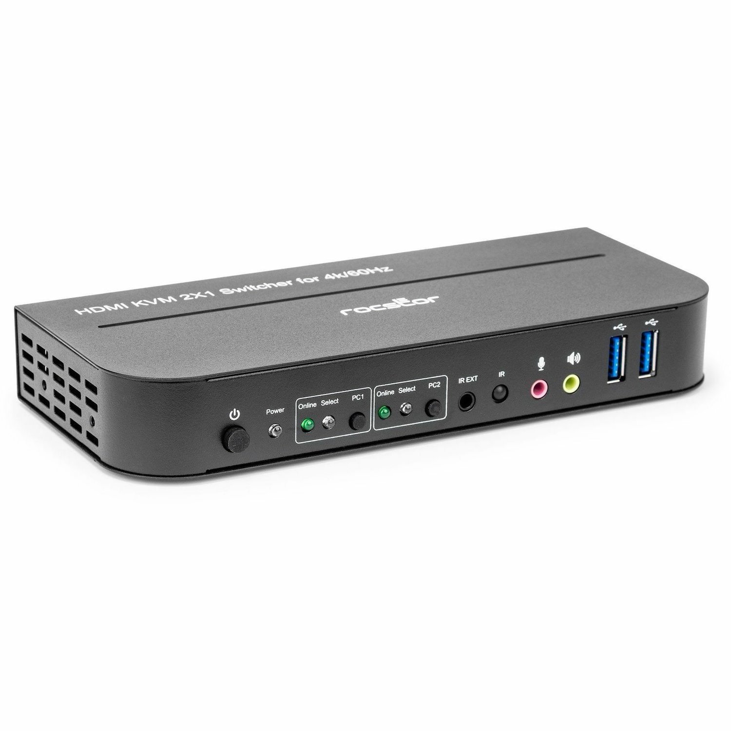 Rocstor SolidKVM SK06 4K HDMI and USB 3.0 2×1 KVM Switch