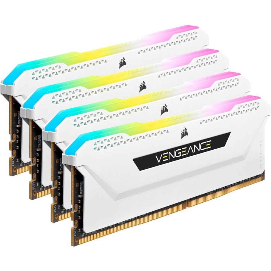 Corsair Vengeance RGB Pro RAM Module for Desktop PC, Motherboard - 32 GB (4 x 8GB) - DDR4-3600/PC4-28800 DDR4 SDRAM - 3600 MHz Quadruple-rank Memory - CL18 - 1.35 V