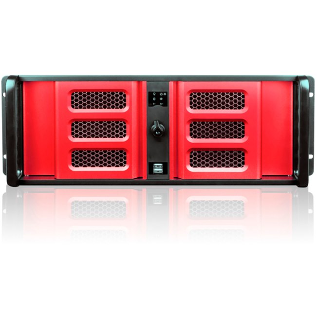 iStarUSA 4U Compact Stylish Rackmount Chassis with 8" Touch Screen LCD