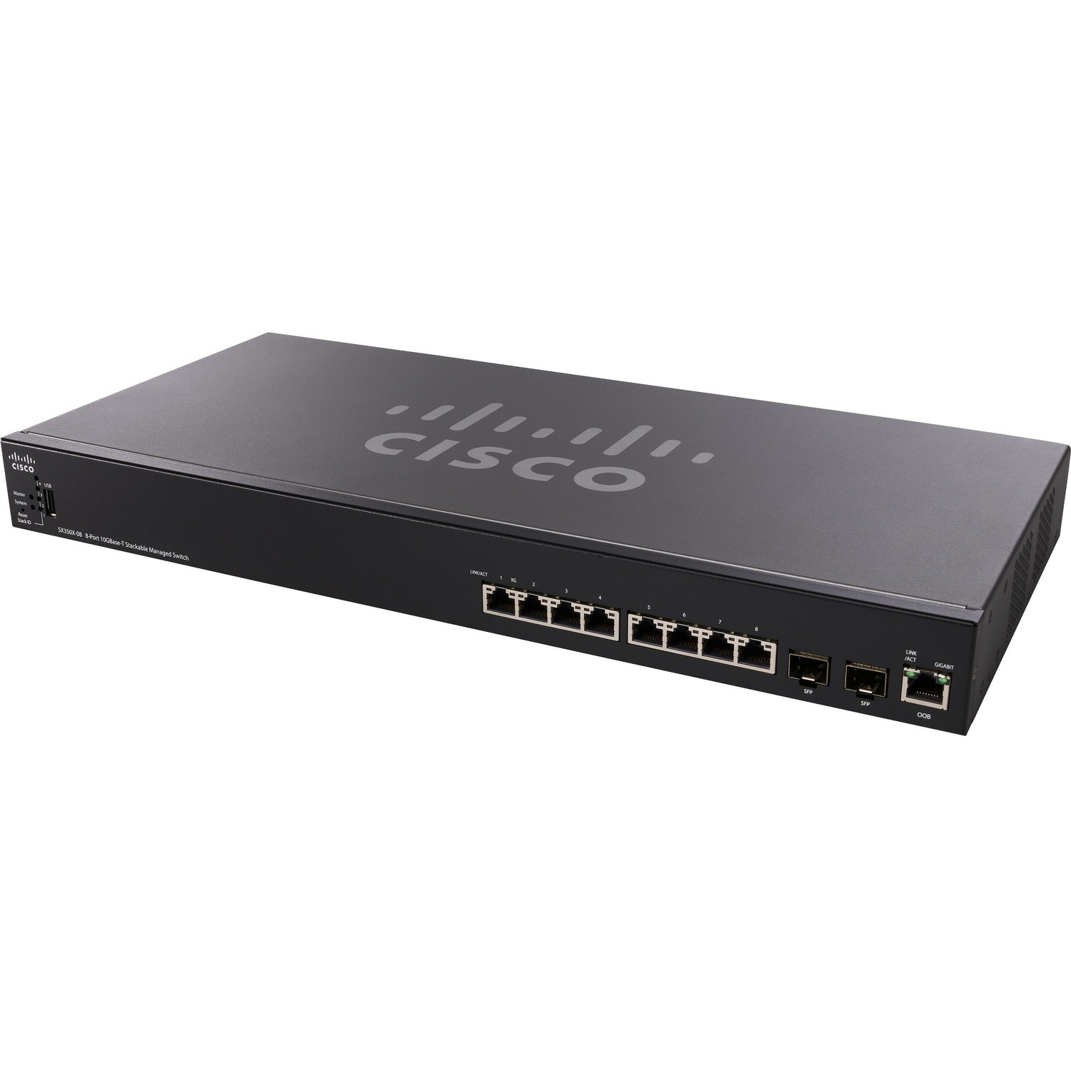 Cisco 350X SX350X-08 8 Ports Manageable Ethernet Switch - 10 Gigabit Ethernet - 10GBase-T