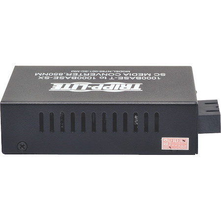 Eaton Tripp Lite Series Gigabit Multimode Fiber to Ethernet Media Converter, 10/100/1000 SC, 550 m, 850 nm