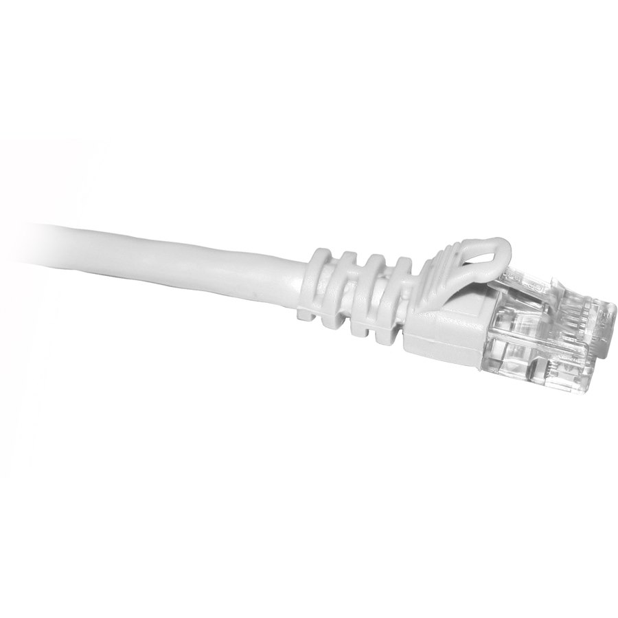 CP Technologies Cat5e 350MHz Snagless Patch Cable, White, 10FT