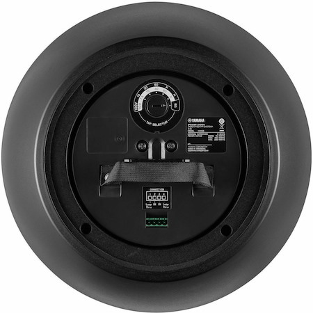 Yamaha VXH6W 2-way Pendant Mount, Ceiling Mountable Speaker - 75 W RMS - Black