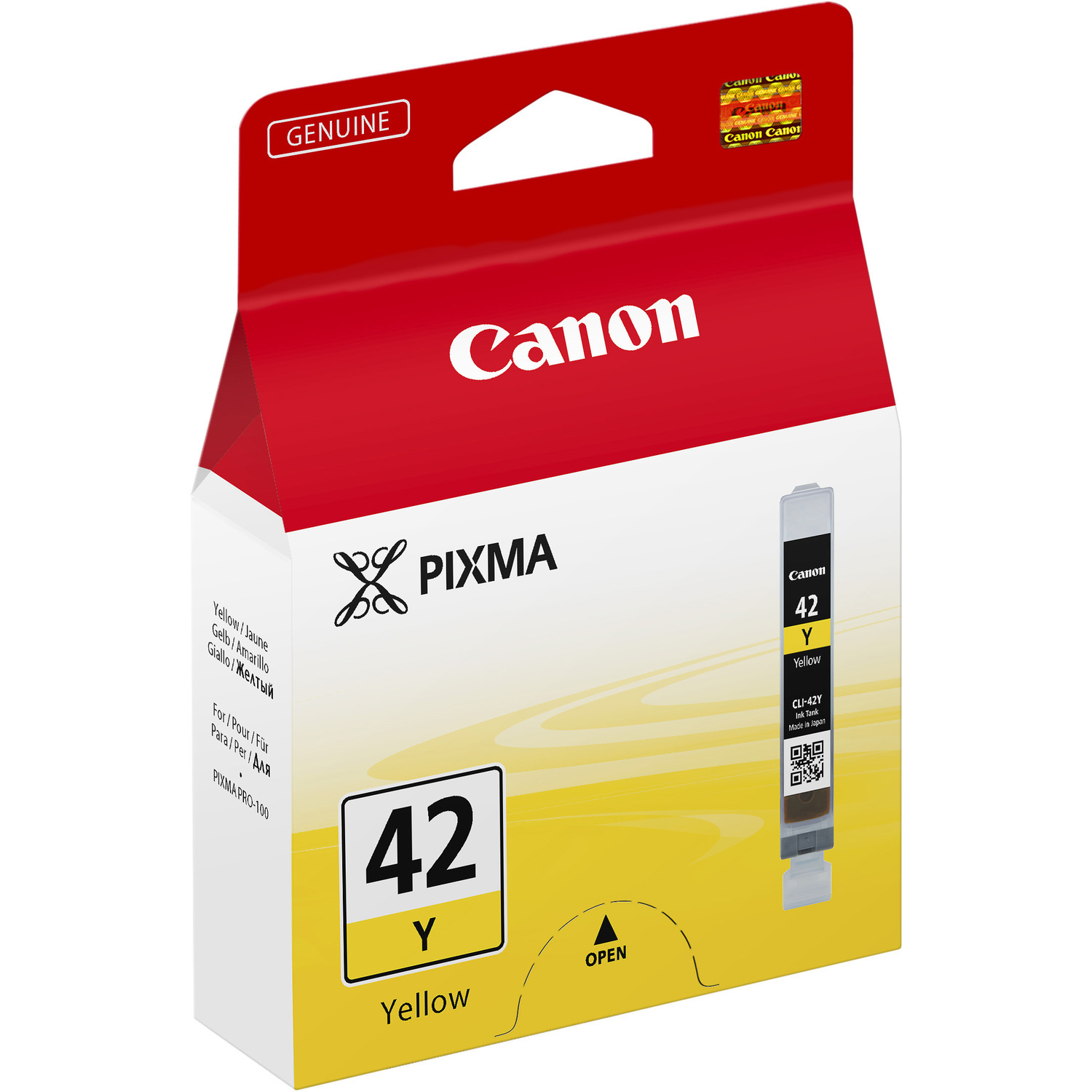 Canon CLI42 Y Original Inkjet Ink Cartridge - Yellow Pack