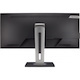ViewSonic Graphic VG3456 34" Class UWQHD LED Monitor - 21:9 - Black