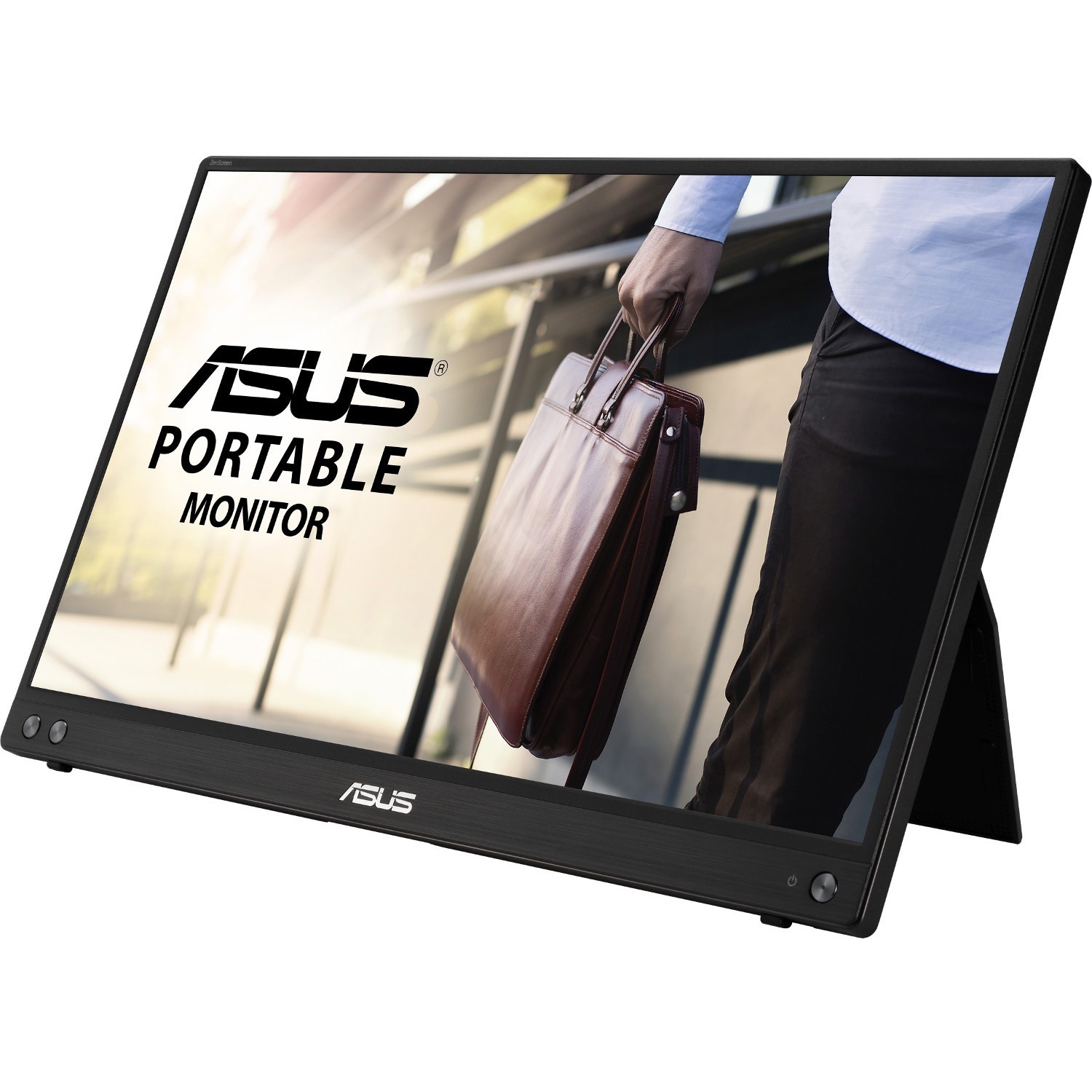Asus ZenScreen MB16ACV 16" Class Full HD LCD Monitor - 16:9 - Black