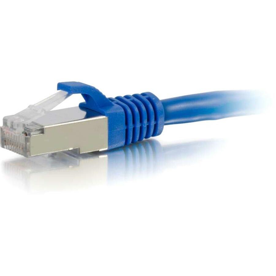 C2G 4FT Cat6 Snagless STP Cable-Blue