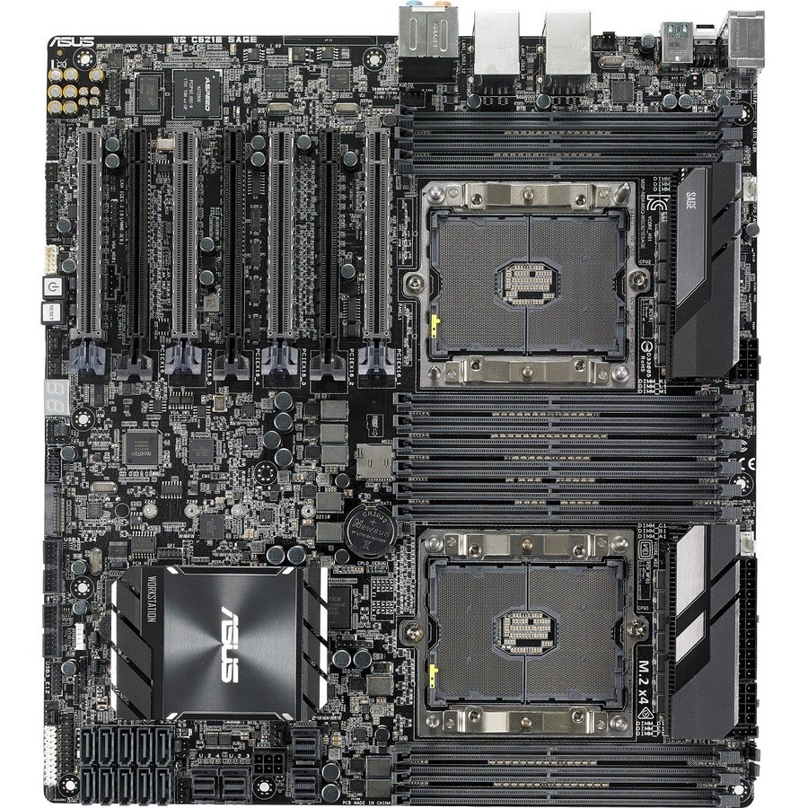 Asus WS C621E SAGE Workstation Motherboard - Intel C621 Chipset - Socket P LGA-3647 - SSI EEB