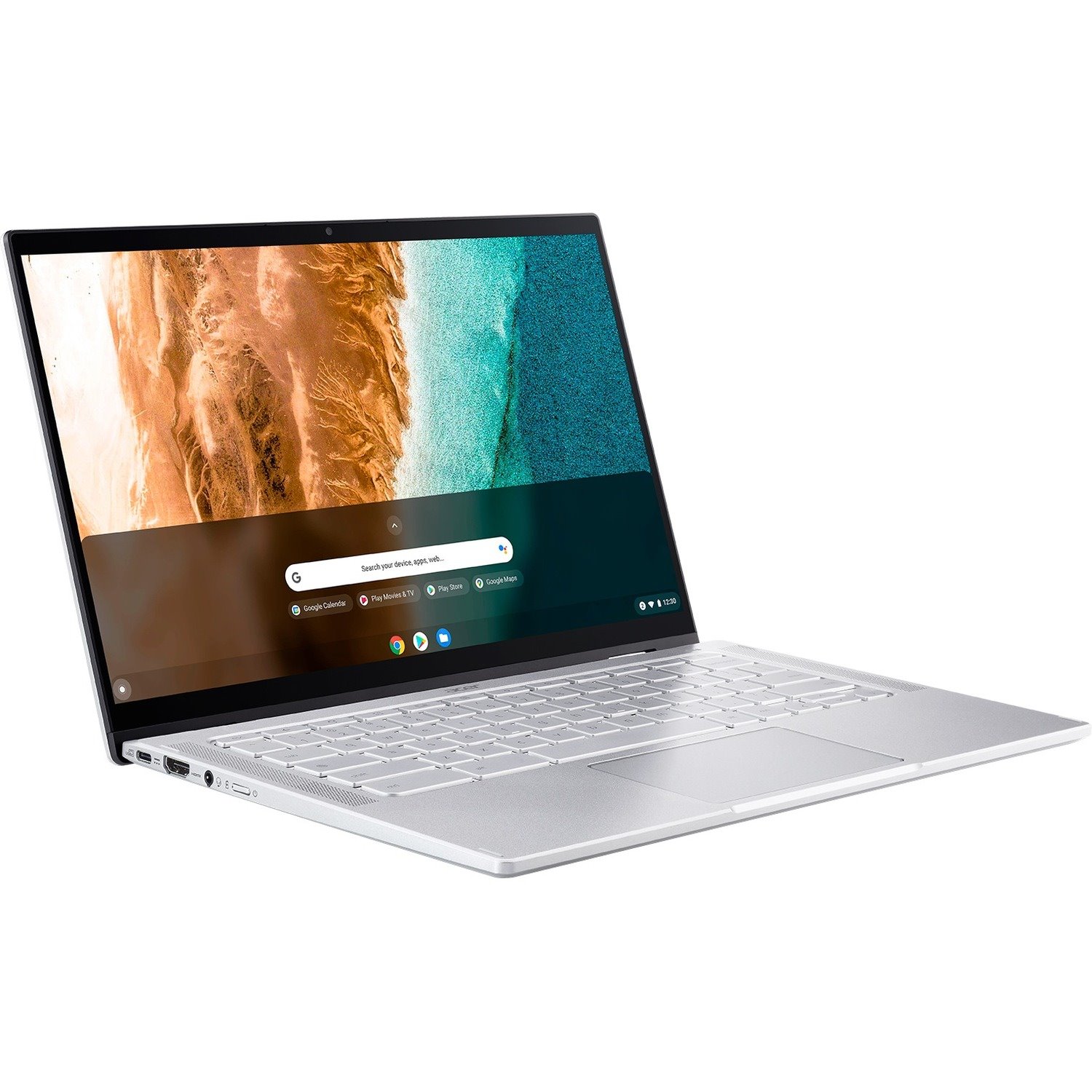 Acer Chromebook Spin 514 CP514-2H CP514-2H-349N 14" Touchscreen Convertible 2 in 1 Chromebook - Full HD - Intel Core i3 11th Gen i3-1110G4 - 8 GB - 128 GB SSD - English (US) Keyboard - Pure Silver