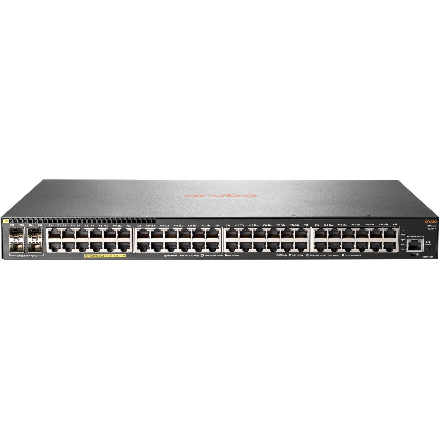 HPE 2930F 48G PoE+ 4SFP+ TAA-compliant Switch