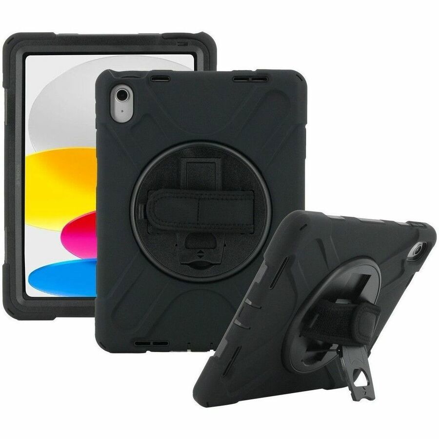 MOBILIS Rugged Carrying Case for 27.7 cm (10.9") to 27.9 cm (11") Apple iPad (11th Generation), iPad (10th Generation) Tablet - Black