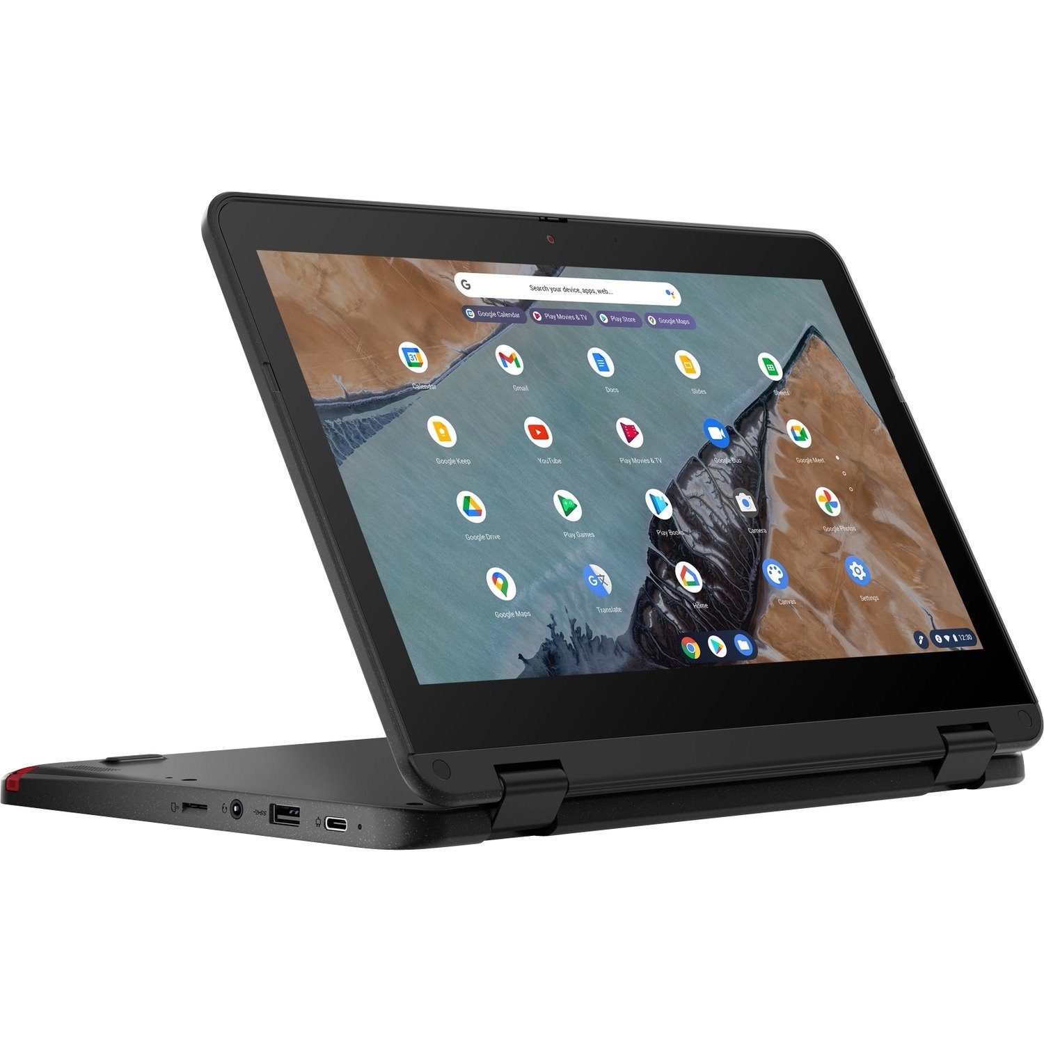 Lenovo 300e Gen 3 82J9000AUS 11.6" Touchscreen Chromebook - HD - AMD 3015Ce - 4 GB - 32 GB Flash Memory - Gray