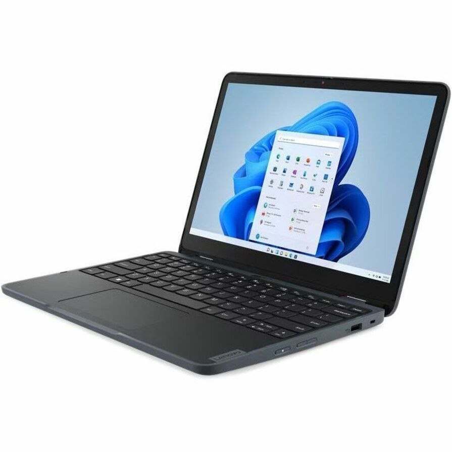 Lenovo 500w Yoga Gen 4 82VRS02R00 12.2" Touchscreen 2 in 1 Notebook - WUXGA - 60 Hz - Intel N-Series N100 - 8 GB - 256 GB SSD - Slate Grey