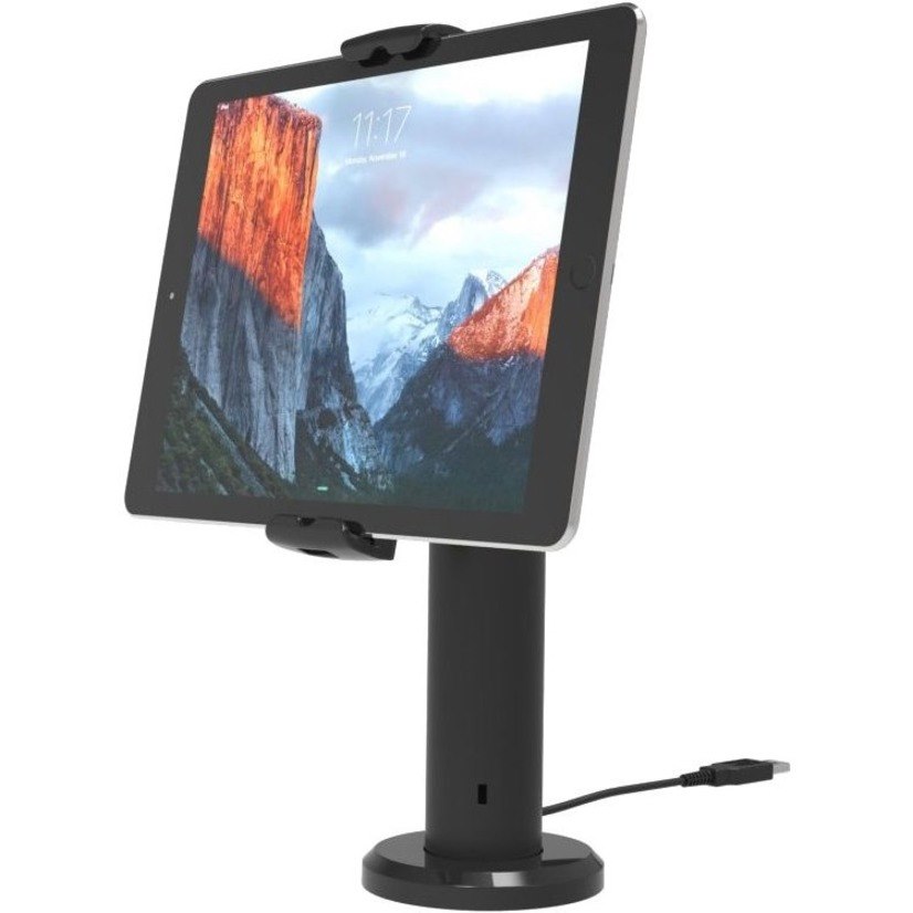 Compulocks VESA Tilting Kiosk Stand 4" with Cable Management Black