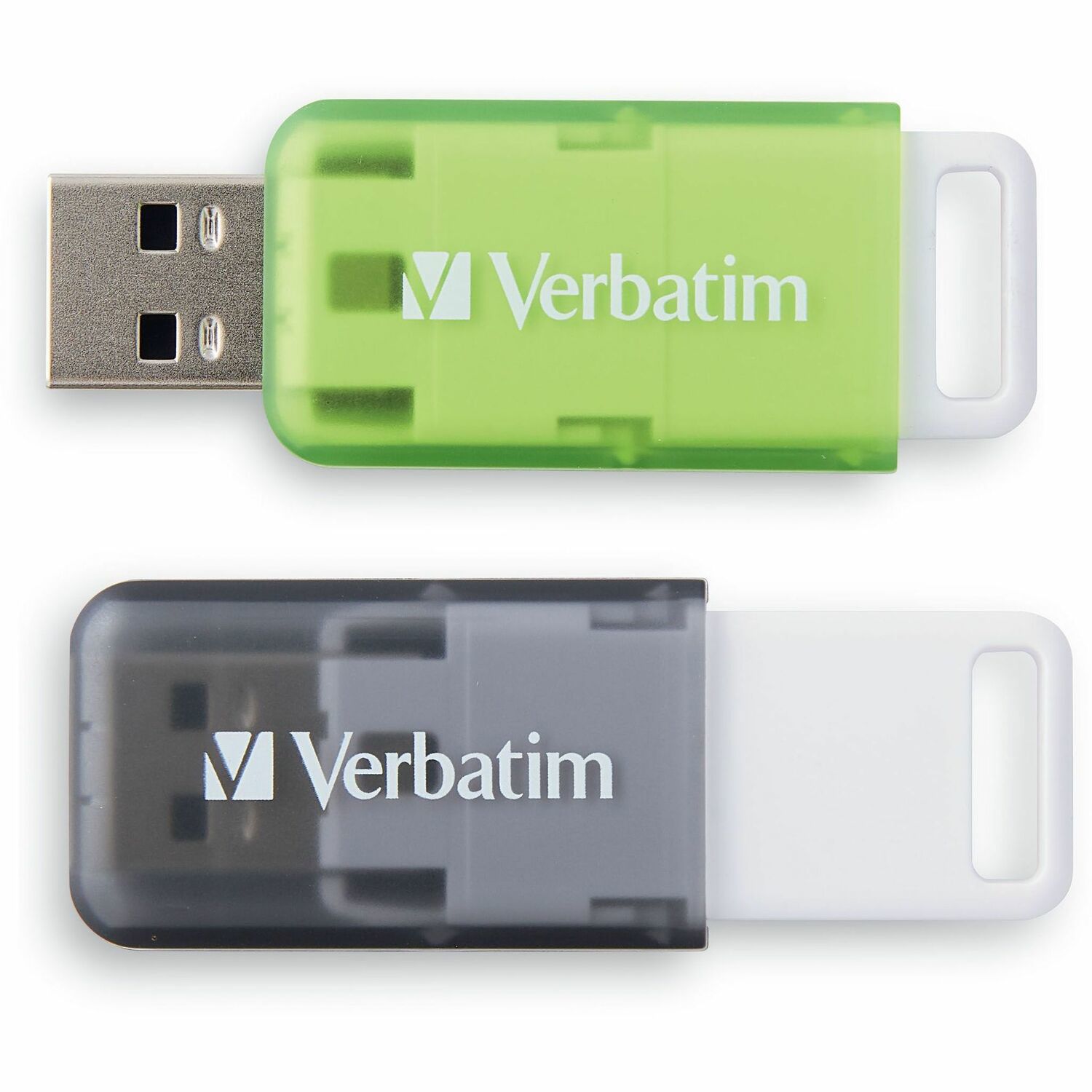 64GB SeaGlass USB Flash Drive - 2pk - Green, Gray