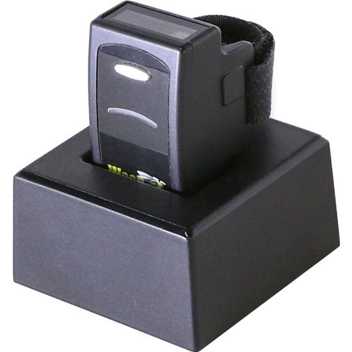 Wasp WRS100SBR Retail, Healthcare, Asset Tracking Wearable Barcode Scanner - Cable/Wireless Connectivity - Black, Yellow - USB Cable Included